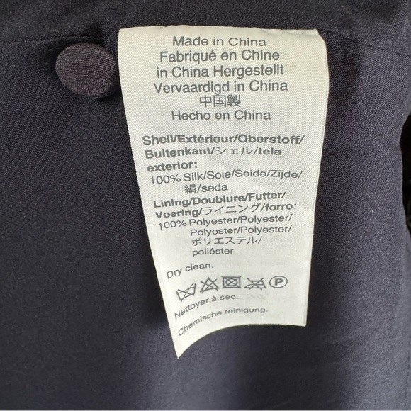 Madewell Silk Windblown Red Poppies Ruffle Waist Mini Dress Size 00 - Picture 10 of 10